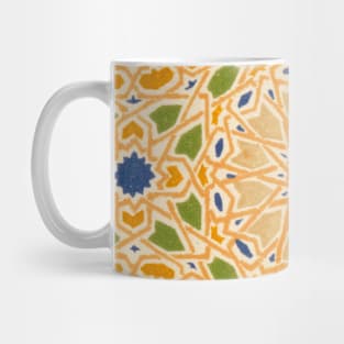 Antique Decorative Mosaic Print Mug